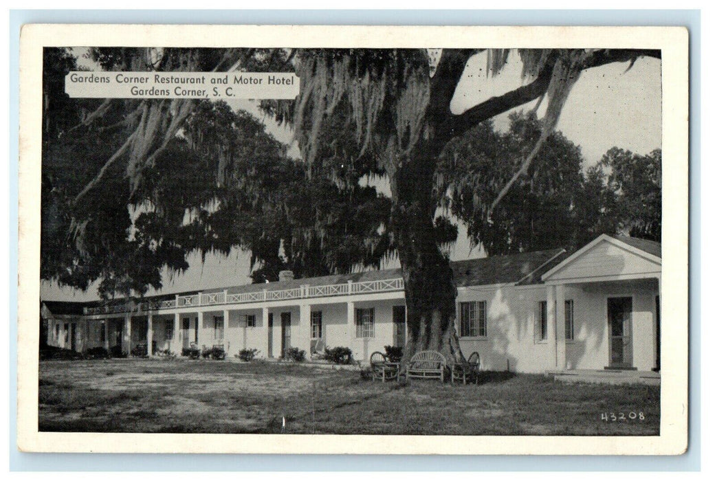 Gardens Corner Restaurant Motor Hotel Gardens Corner South Carolina SC Postcard