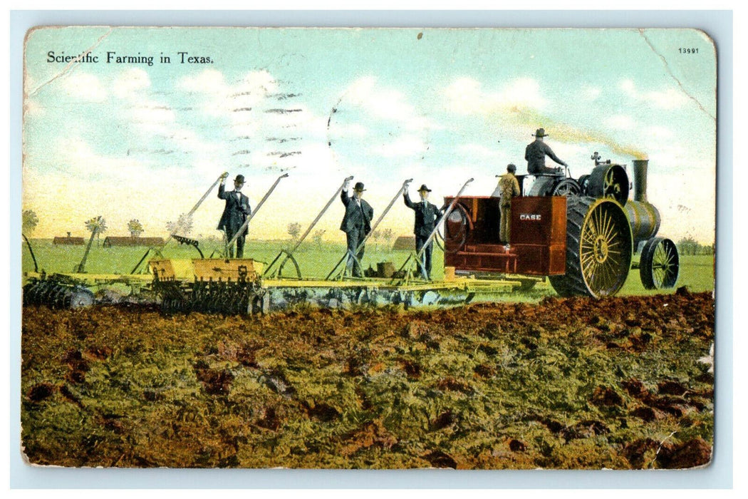 1910 Scientific Farming in Texas TX Antique Posted Postcard
