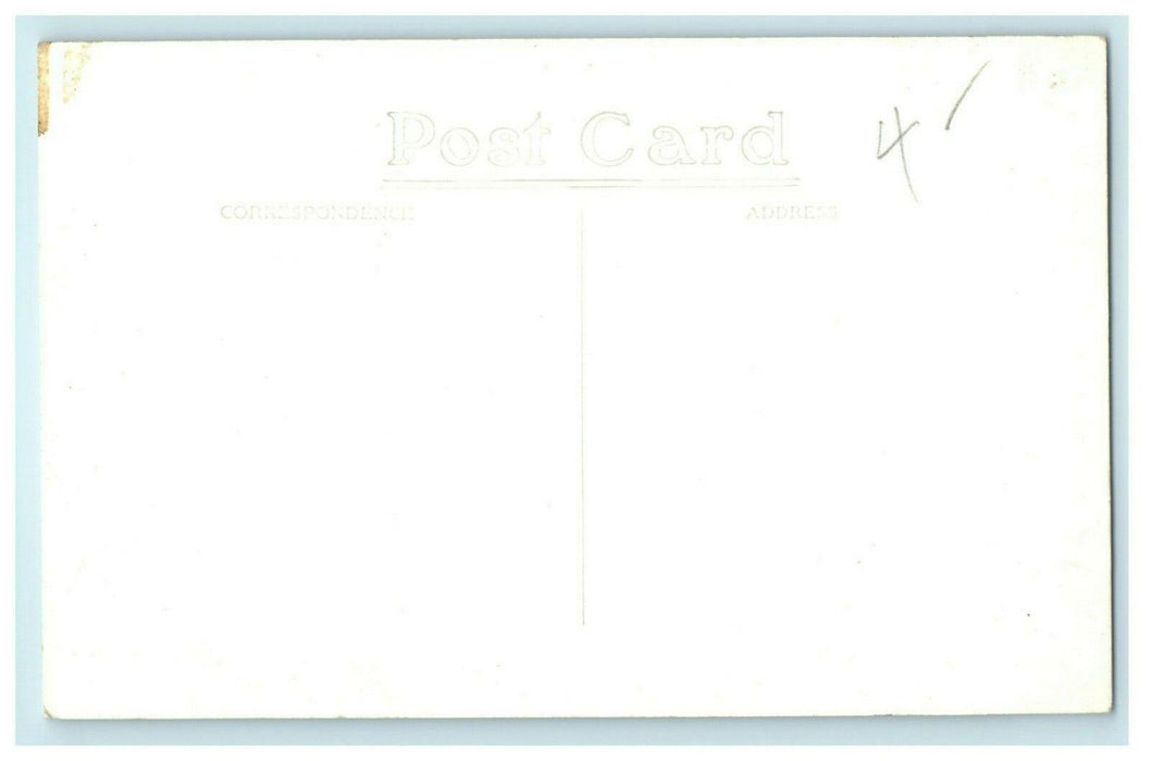 c1940's Jenness Marine Service Resort Lake Chetek Wisconsin RPPC Photo Postcard
