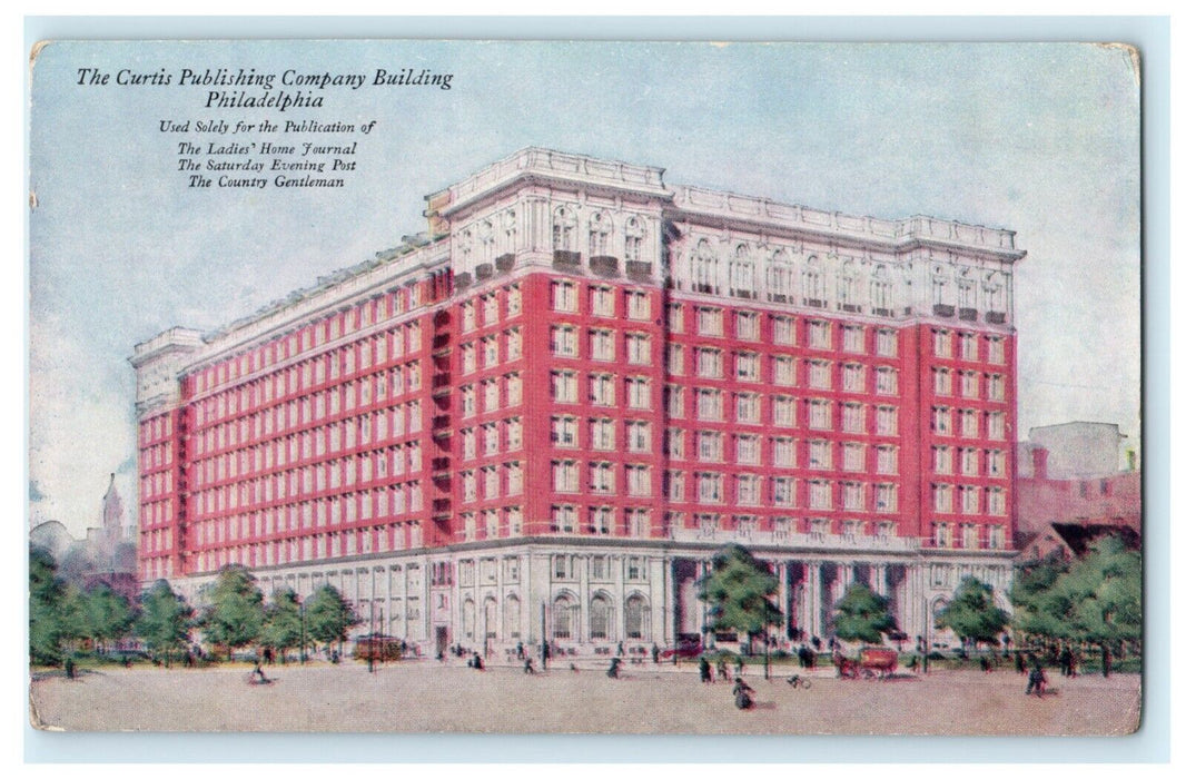 c1910 Curtis Publishing Company Building Philadelphia PA Antique Postcard