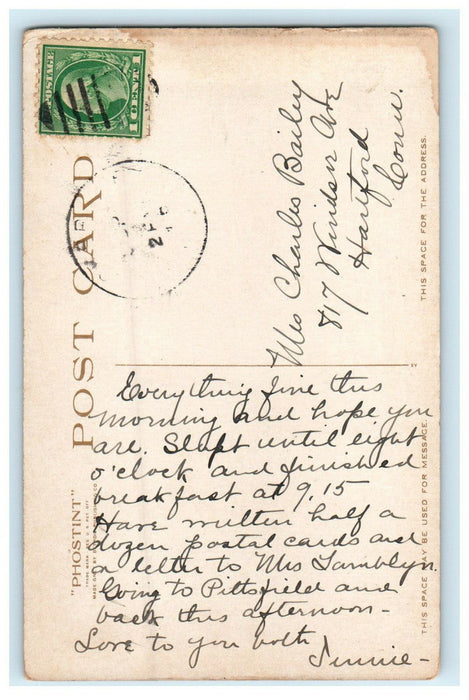 c1910s Stockbridge Bowl from Shadowbrook, Stockbridge Massachusetts MA Postcard