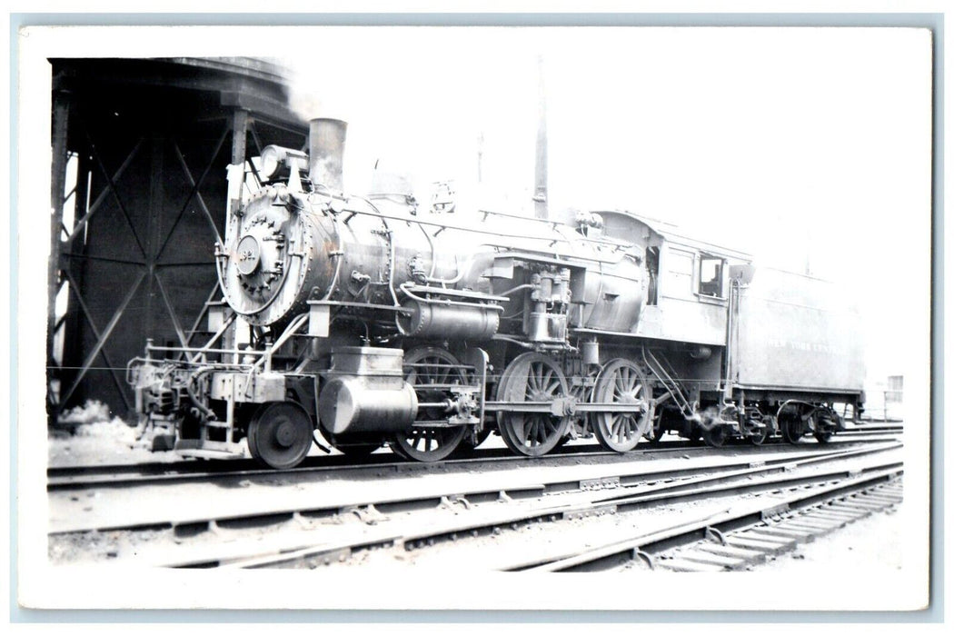 c1950's New York Central Rail Road Locomotive Train #1921 RPPC Photo Postcard