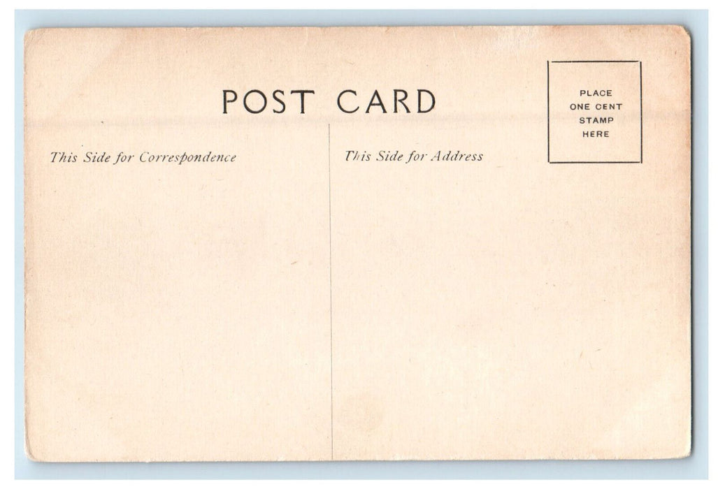 c1950s Meridian Street Looking North Portland Indiana IN Unposted Postcard