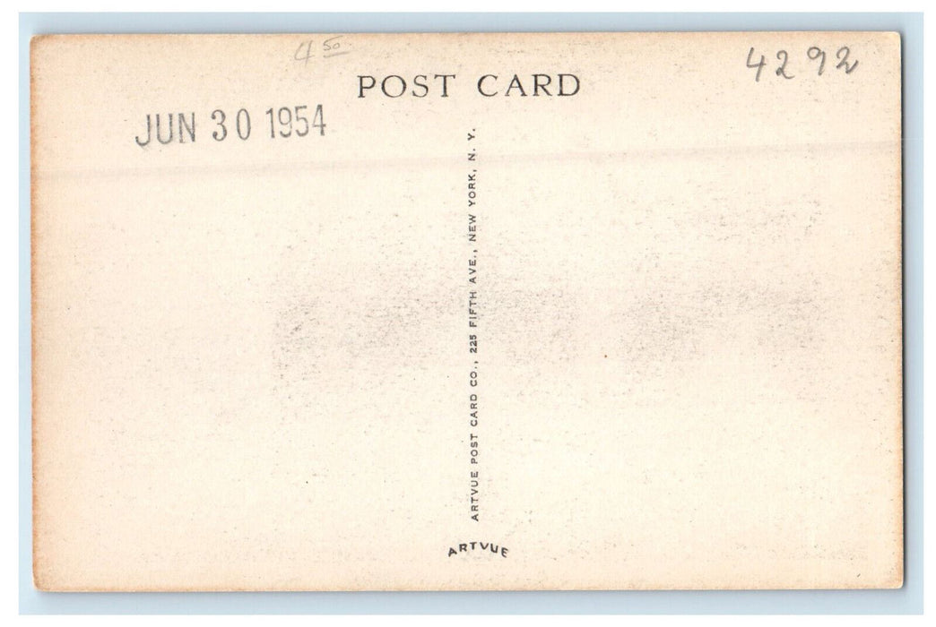 1954 Indian Memorial Camp Chesterfield, Chesterfield Indiana IN Postcard