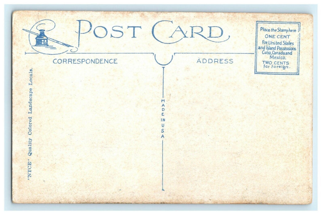 c1915 Greetings From Buckingham Pennsylvania PA Unposted Postcard