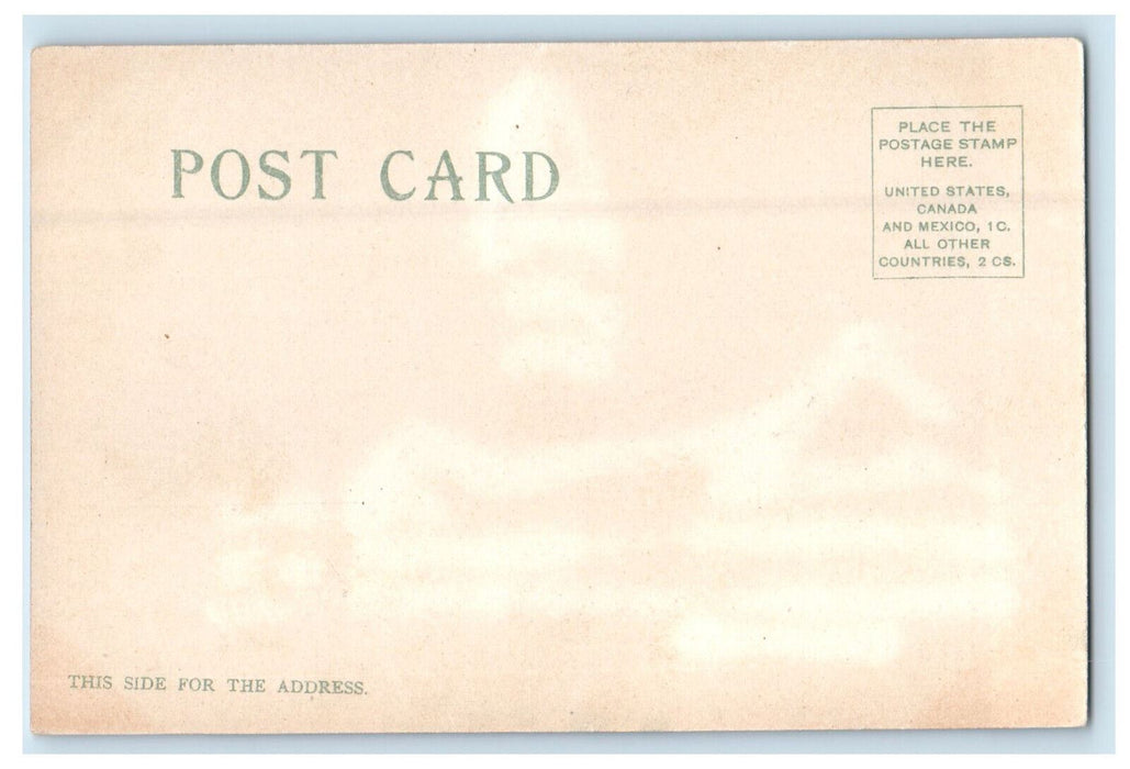 c1905 Polk Street Depot, Chicago Illinois IL B. Sebastian Antique Postcard