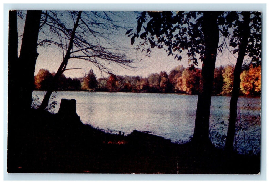 c1910's View Of The Lake Westtown School Pennsylvania PA Unposted Postcard