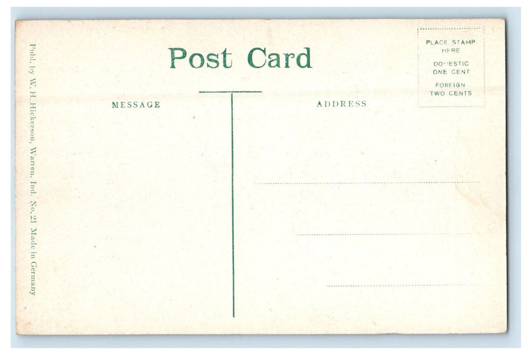 c1910 Multiview, Batson Bridge, Warren, Indiana IN Unposted Postcard