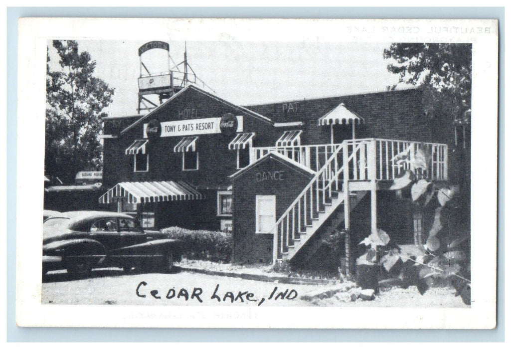 c1950s Playground of the Calument Region, Cedar Lake, Indiana IN Postcard