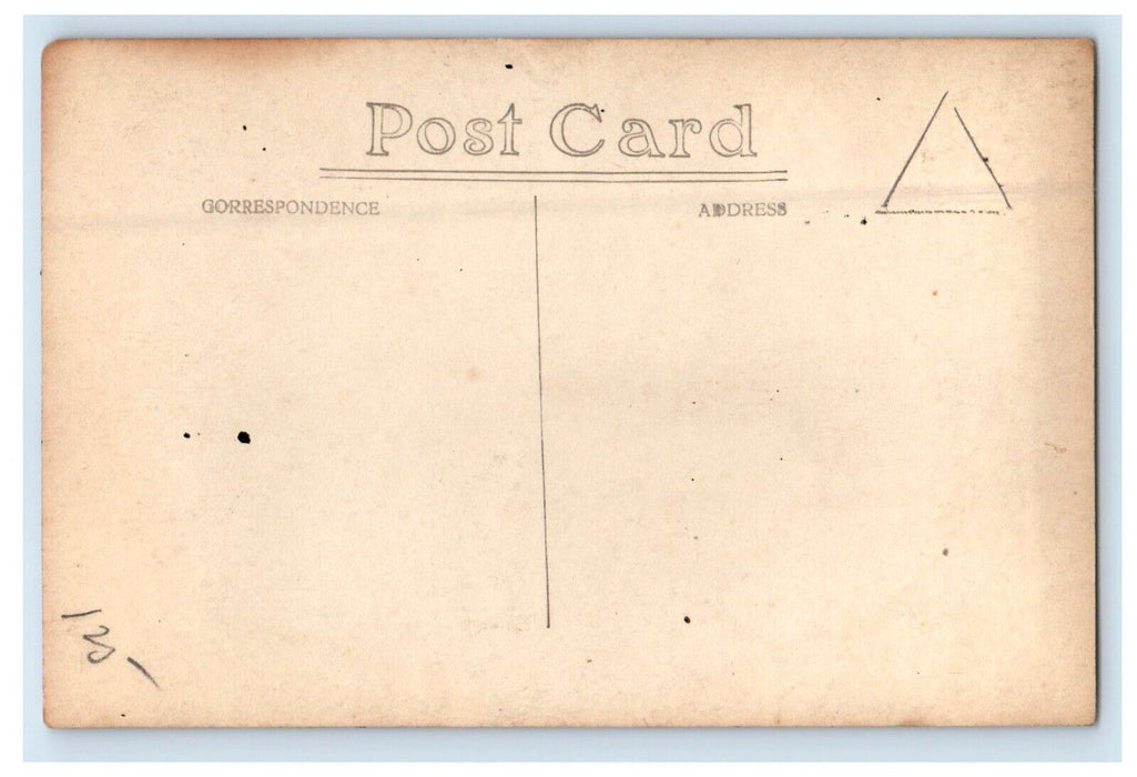 c1920 USS Pittsburgh Fire British Ship Constantinople Turkey RPPC Photo Postcard