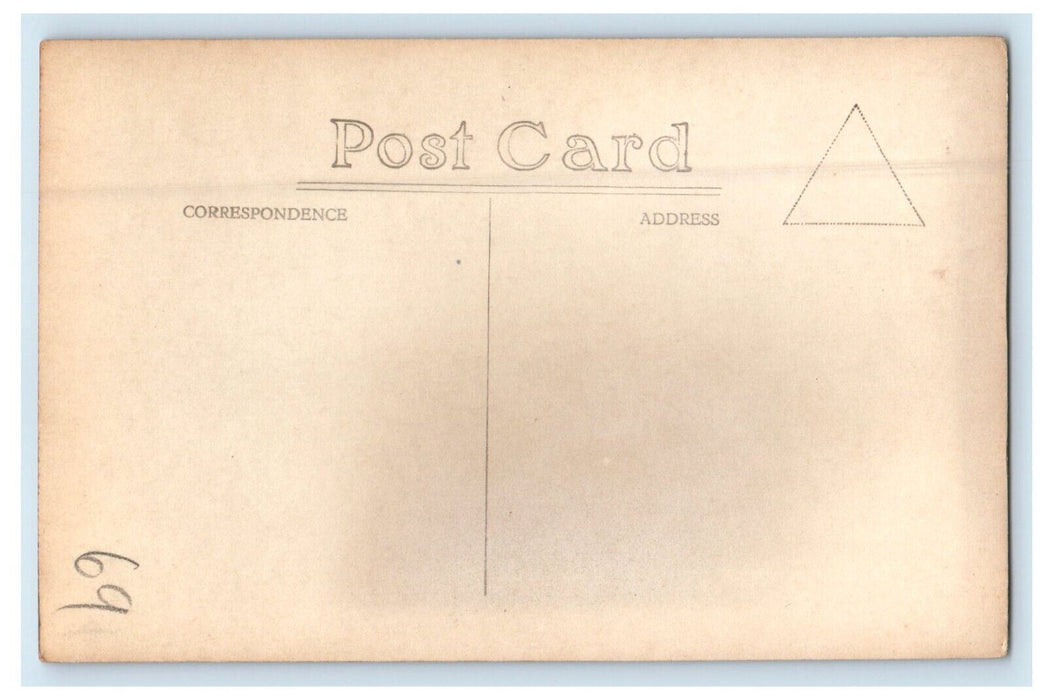 c1920's View Of Catalan Fishing Village Gibraltar UK RPPC Photo Vintage Postcard