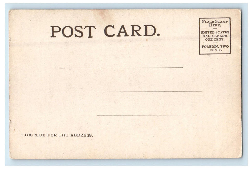 c1905 Electric Locomotive In Underground Tunnel, Chicago Illinois IL Postcard