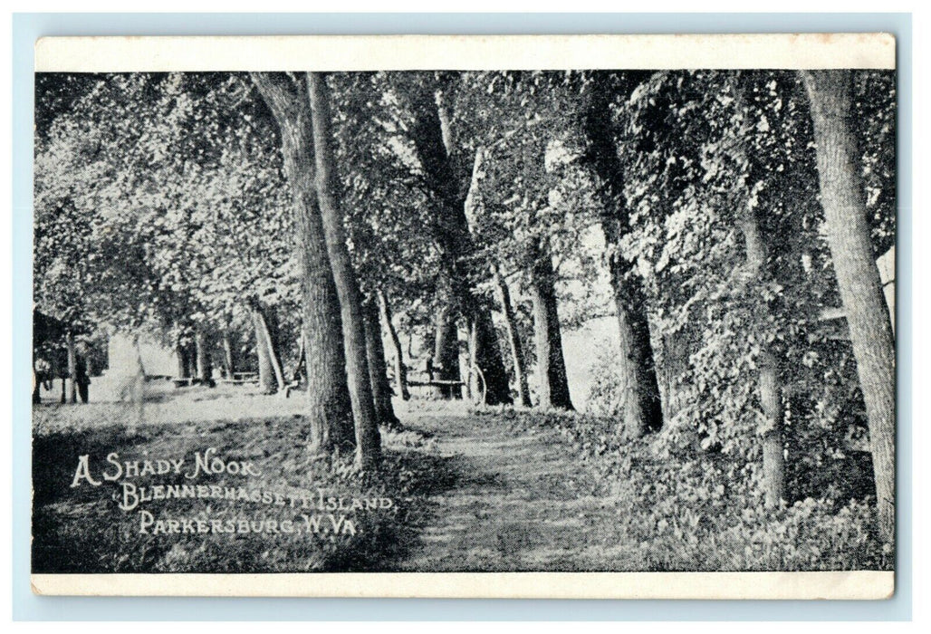 c1910 Shady Nook Blennerhassett Island Parkersburg West Virginia WV Postcard