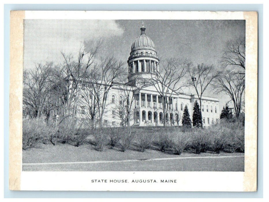 1927 State House, Augusta, Maine ME Vintage Unposted Postcard