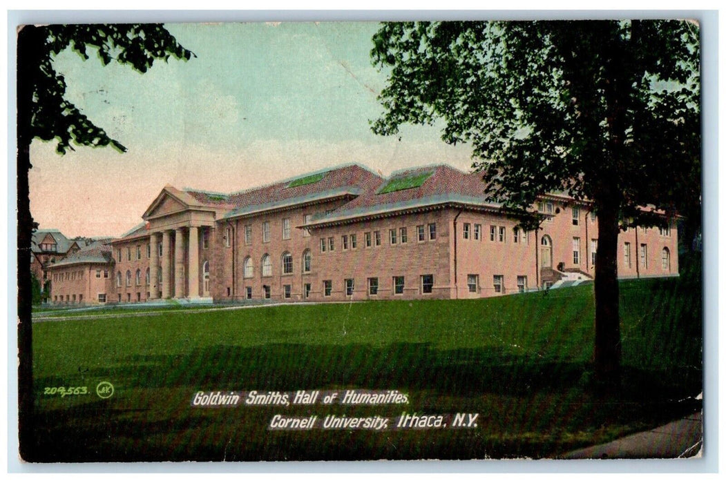 1912 Goldwin Smiths Hall Of Humanities Cornel University Ithaca NY Postcard