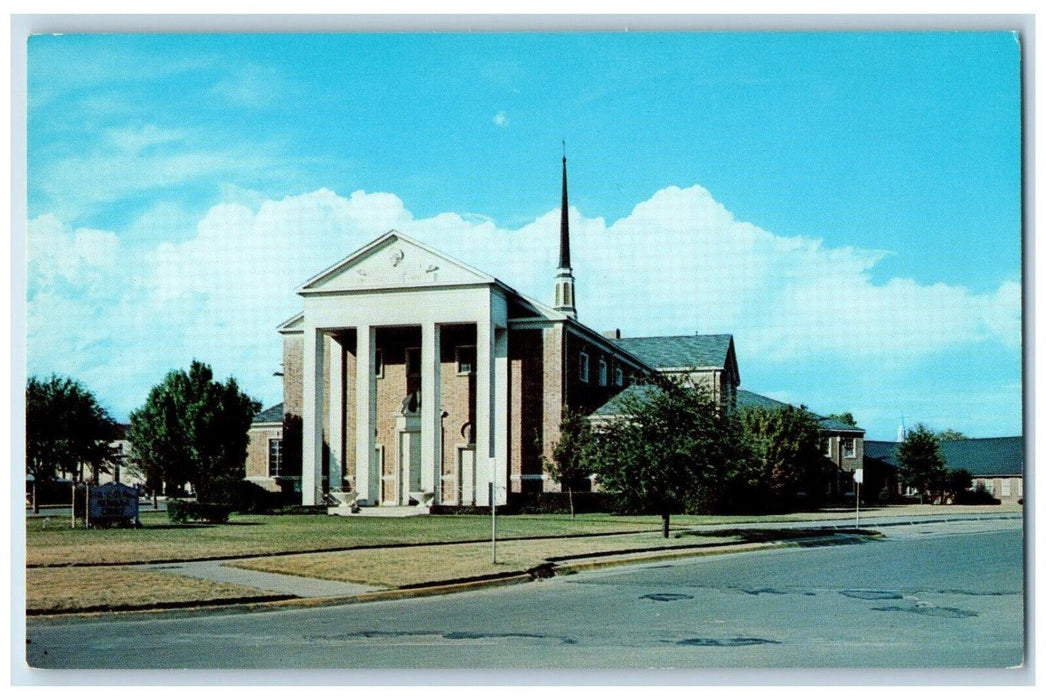 c1950's University Park Methodist Church Dallas Texas TX Vintage Postcard