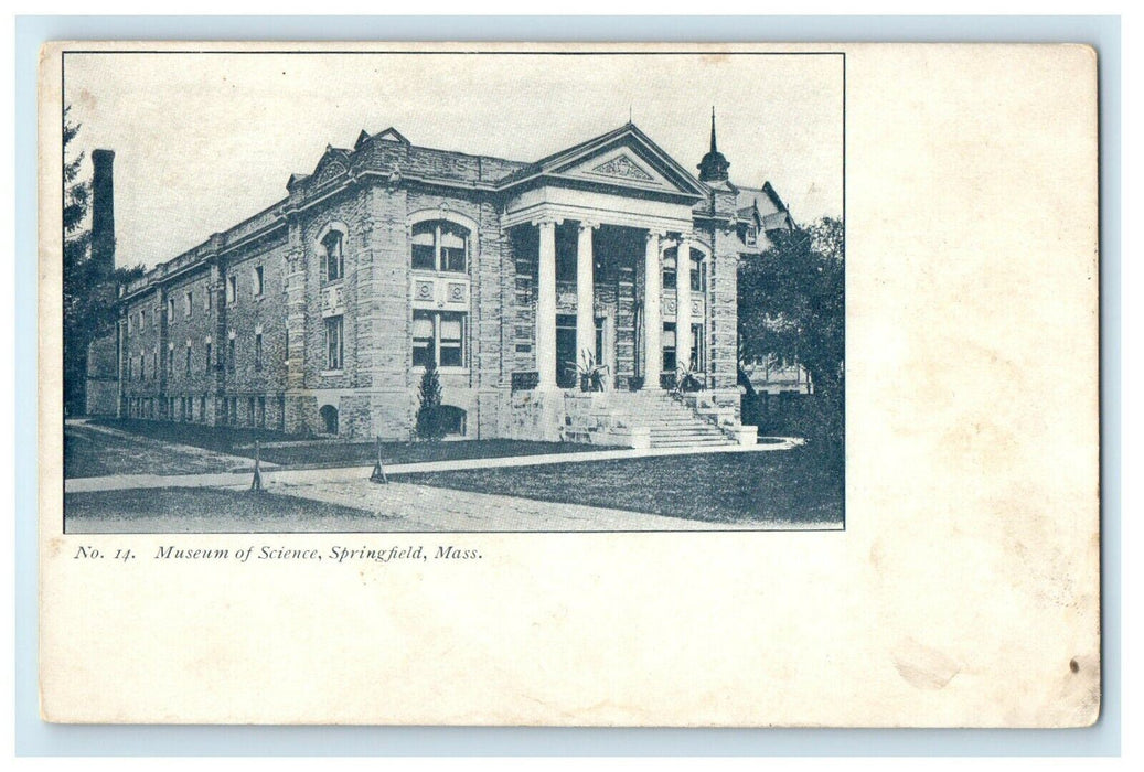 1905 Museum of Science, Springfield Massachusetts MA Unposted Postcard