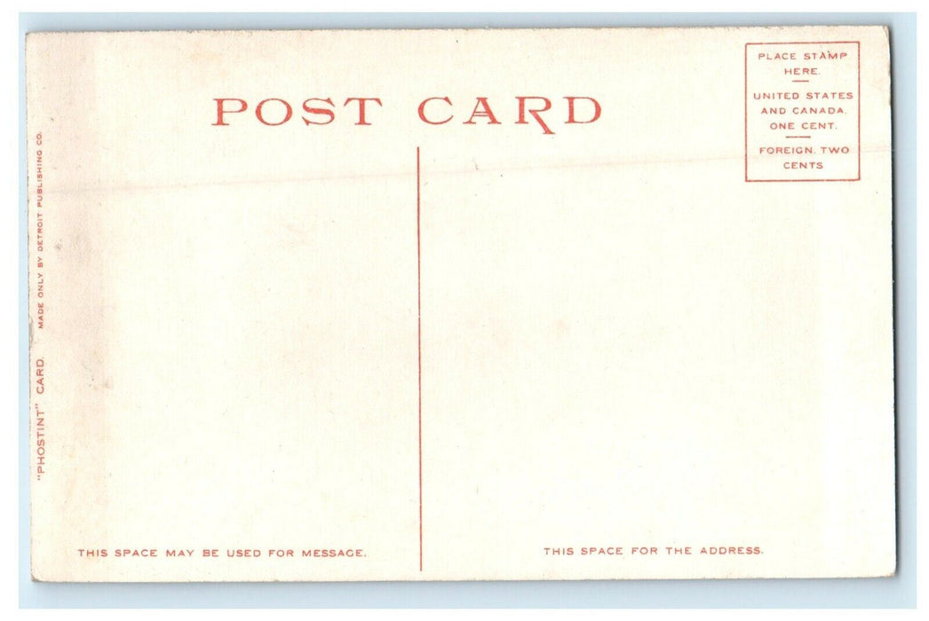 1912 Pompeiian Room Auditorium Annex Chicago Illinois IL Antique Postcard