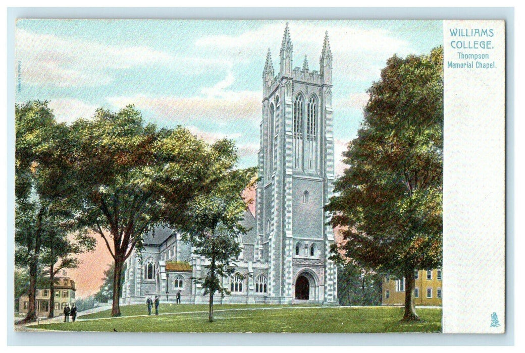 c1905 Williams College Thompson Memorial Chapel Williamstown MA Tuck's Postcard