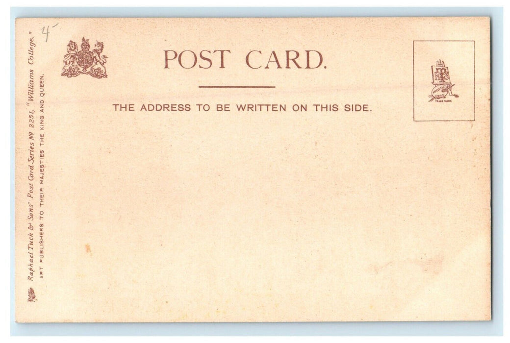 c1905 Williams College Thompson Memorial Chapel Williamstown MA Tuck's Postcard