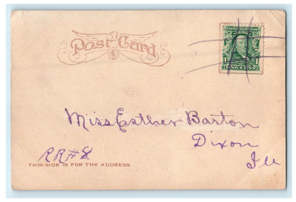 c1905 River Front Rock River Assembly Dixon Illinois IL Antique Postcard