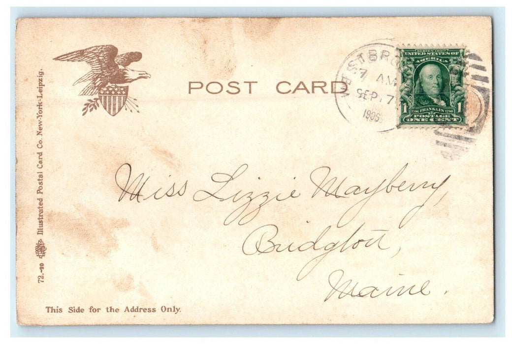 1906 U.S.S Moonlight on the Atlantic, Texas TX Posted Antique Postcard