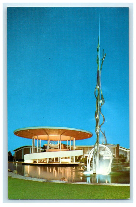 Paul Masson Champagne Cellars Fountain Saratoga California CA Unposted Postcard