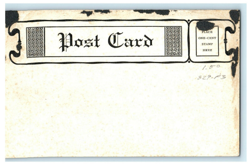 c1905 Society for Savings Cleveland Ohio OH Extremely Thick Bank Postcard