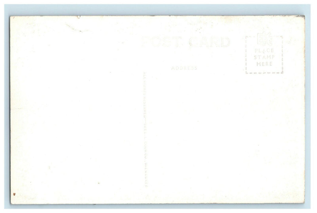 c1940's Sunset Fort Walton Florida FL Lake RPPC Photo Postcard