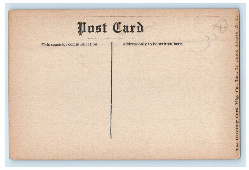c1910's French Parochial School Ludlow Massachusetts MA Antique Postcard