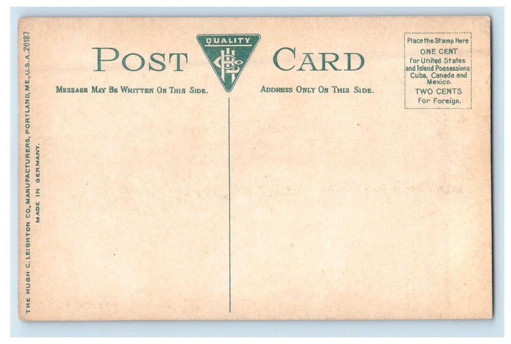c1910's Depot Railroad Train Gloversville New York NY Unposted Antique Postcard
