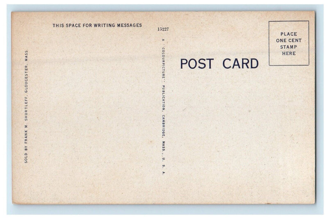 View Of The Beach Lanesville Cape Ann Massachusetts MA Unposted Vintage Postcard
