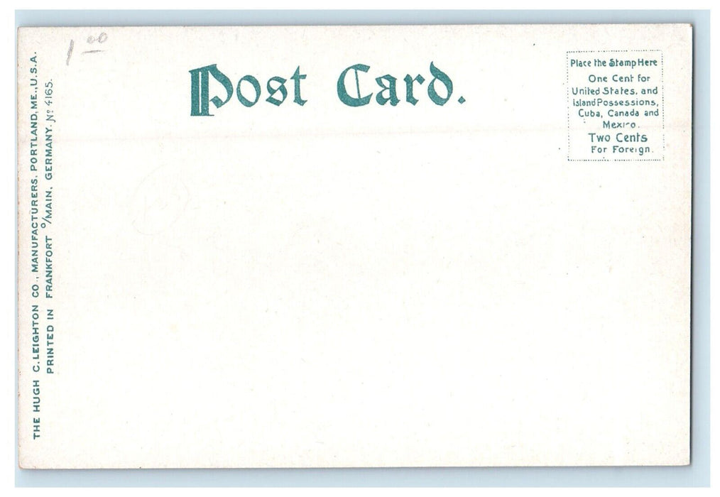 c1905 A View Of Den Rock Lawrence Massachusetts MA Unposted Antique Postcard