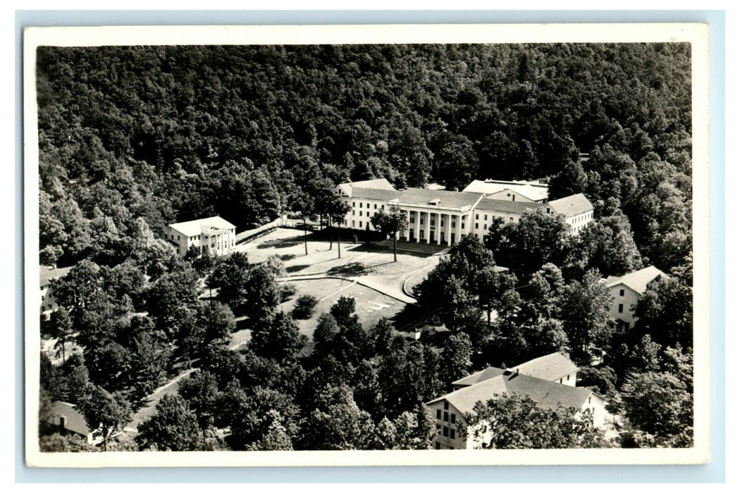 1949 Blue Ridge North Carolina NC Aerial View Posted RPPC Photo Postcard