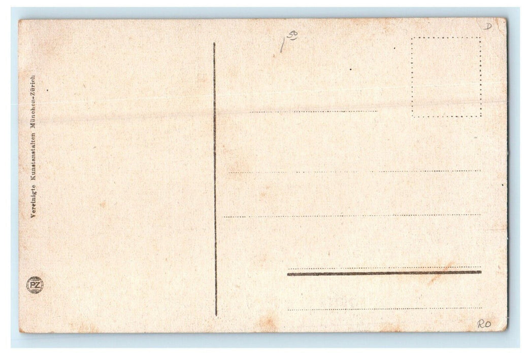 Bodensee Dampfer Rhein Steamer Ship Lake Constant German Switzerland Postcard