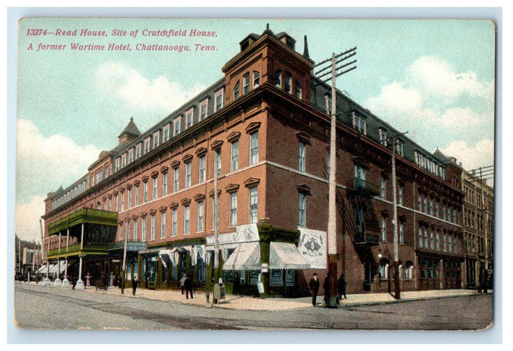 c1910 Read House Site of Crutchfield House Chattanooga Tennessee TN Postcard