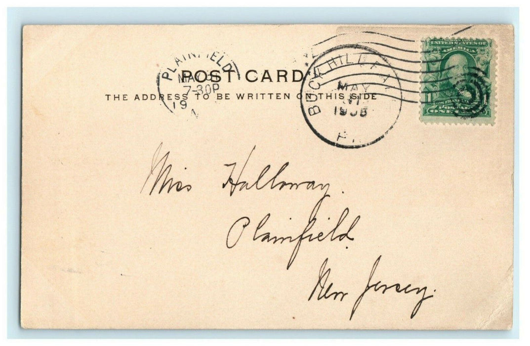1908 Old Bridge Wild Cat Hollow Buck Hill Falls Pennsylvania PA Postcard