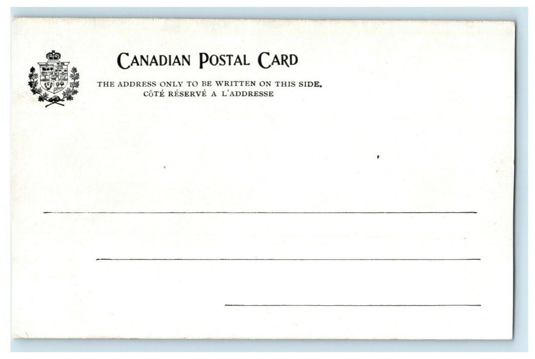 1890's Halifax Canada Multiview Indians Market Square City & Harbor Postcard