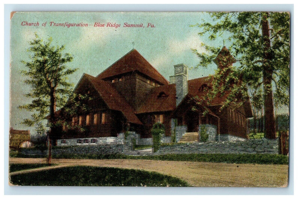 c1910's Church Of Transfiguration Blue Ridge Summit Pennsylvania PA Postcard