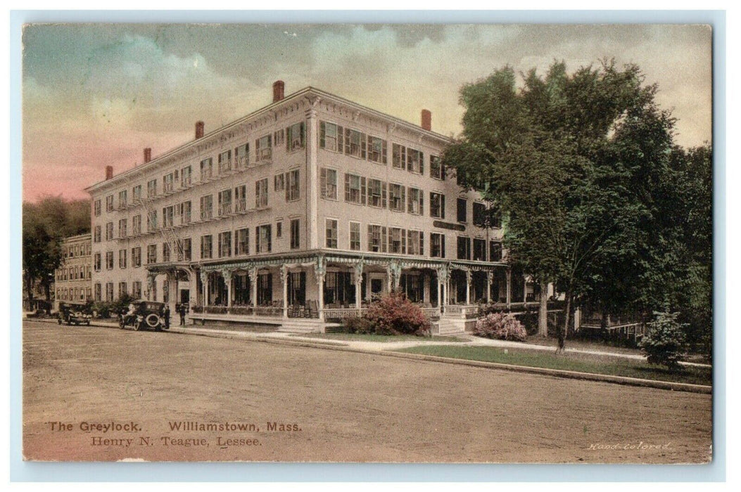 c1930's The Greylock Street View Williamston Massachusetts MA Vintage Postcard