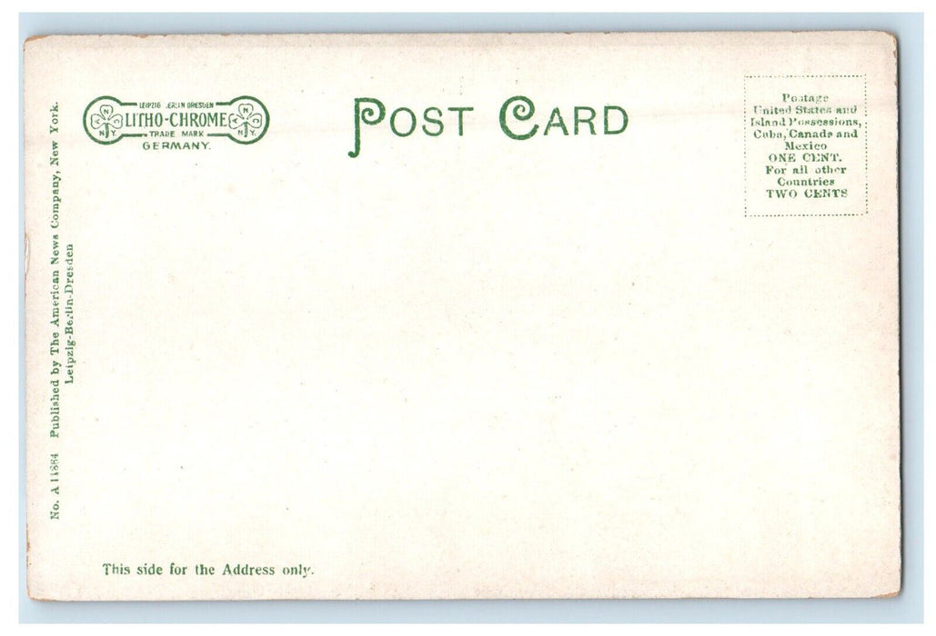 c1905 Barrack's War College United States Army Washington D.C. Vintage Postcard