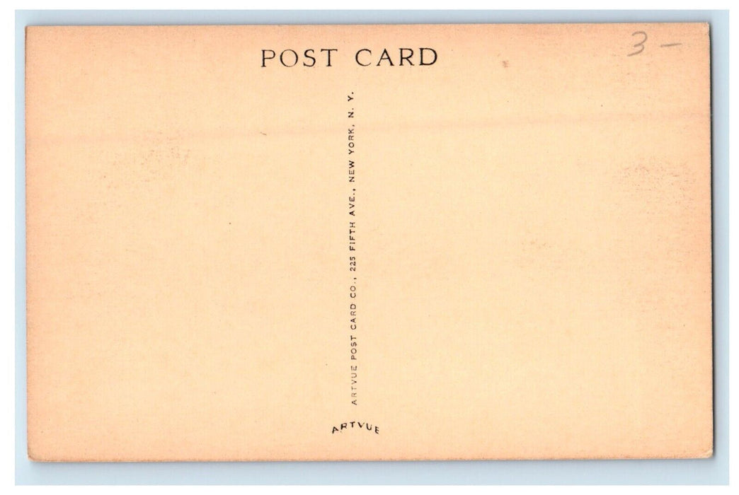 Upper Hill Tent Field Camp Wind In The Pines Leicester Massachusetts MA Postcard