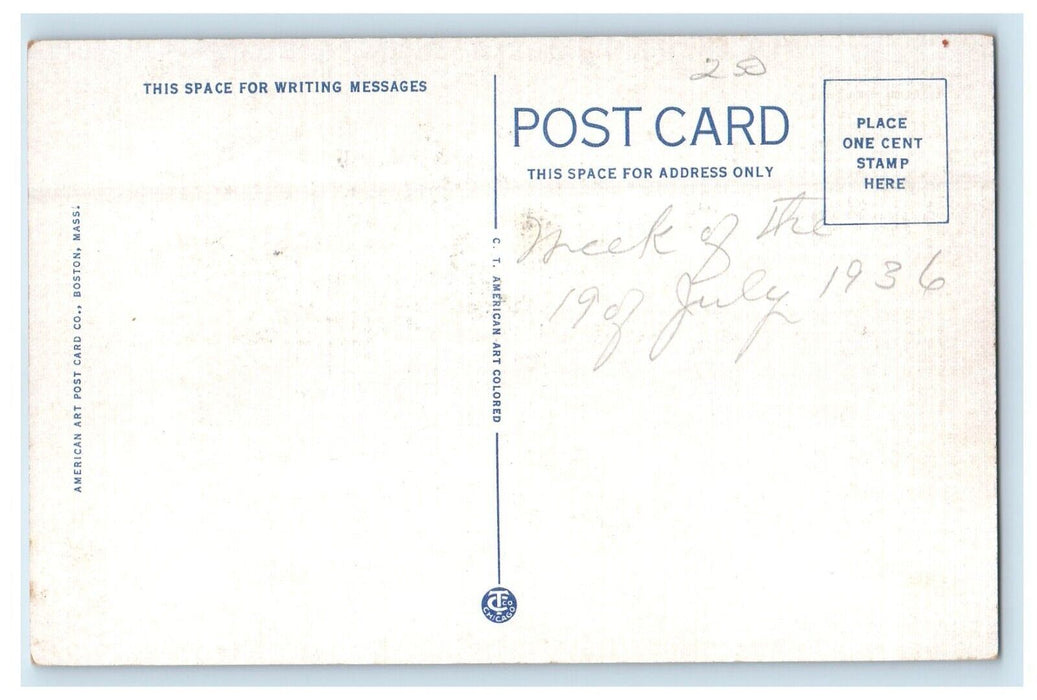 c1930's Multiview Carlton Bridge Toll House And Bridge Maine ME Vintage Postcard