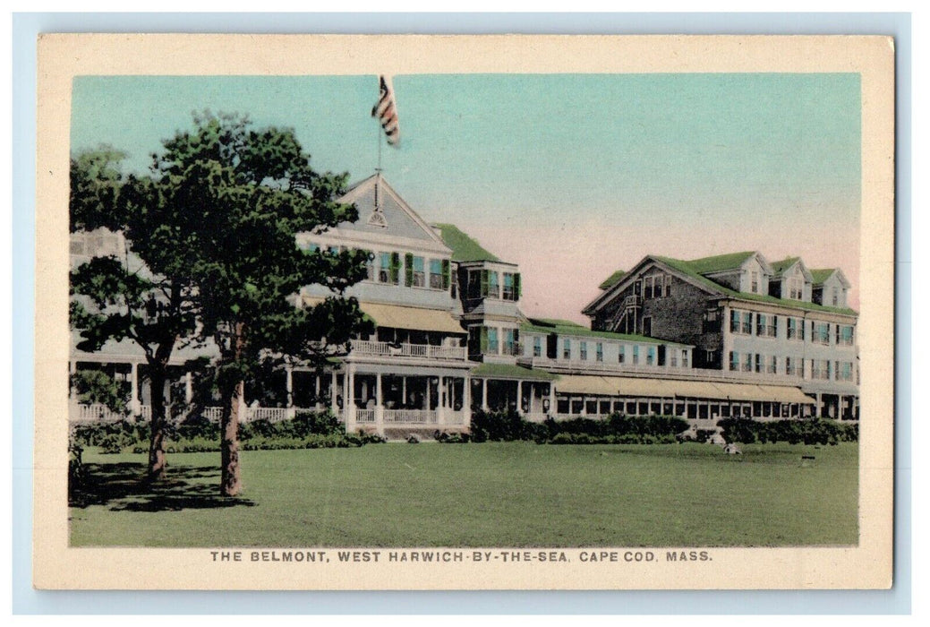 The Belmont West Harwich By The Sea Cape Cod Massachusetts MA Antique Postcard