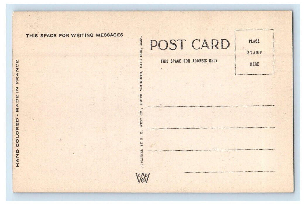 The Belmont West Harwich By The Sea Cape Cod Massachusetts MA Antique Postcard