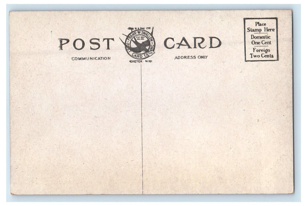 c1910's Birch Avenue Tree Lined Dirt Road Marlboro New Hampshire NH Postcard