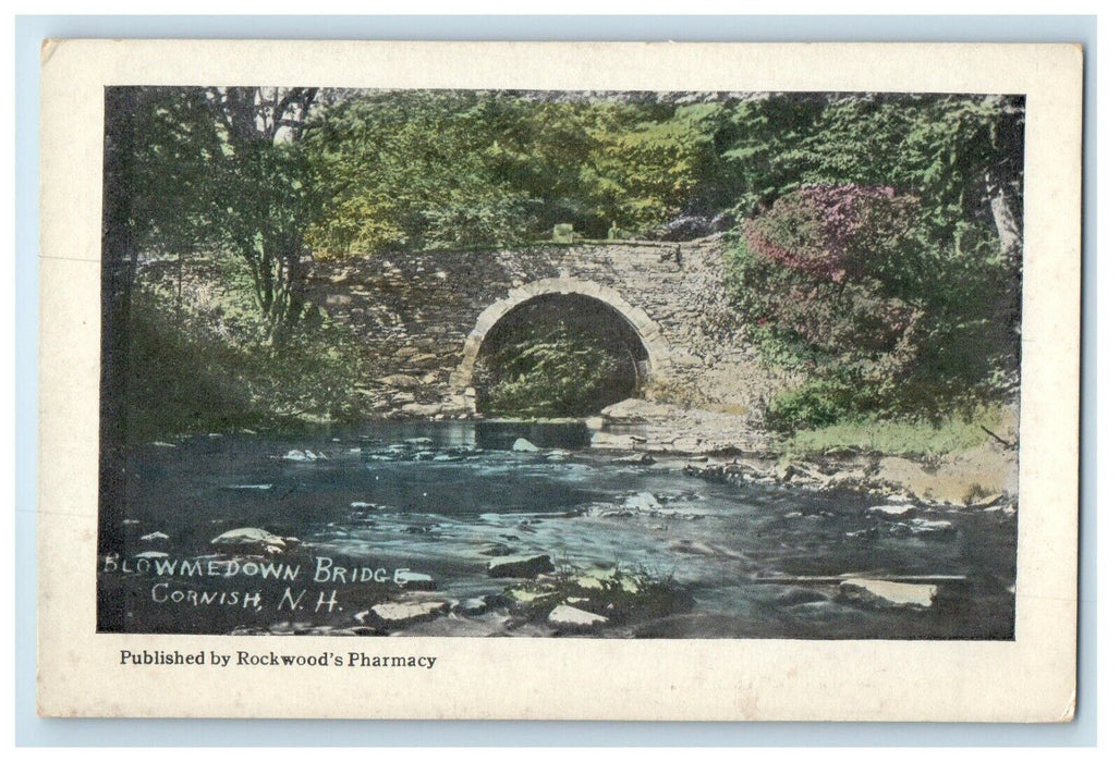 c1910's Blowmedown Bridge Cornish New Hampshire NH Unposted Antique Postcard