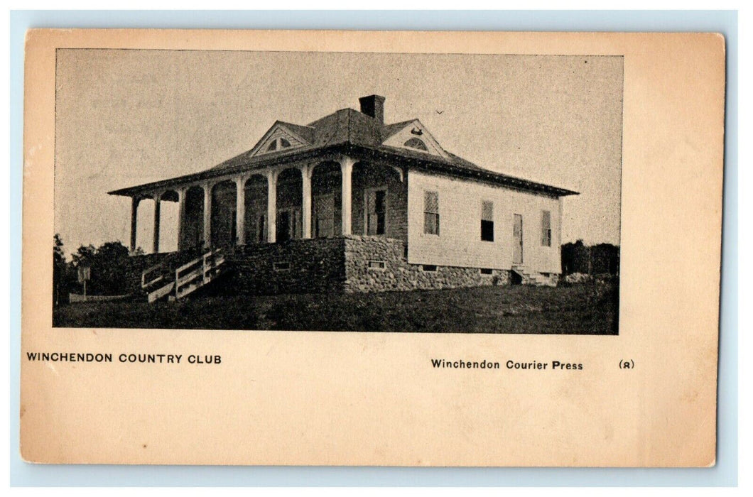 c1905 Country Club Winchendon Massachusetts MA Undivided Back Postcard