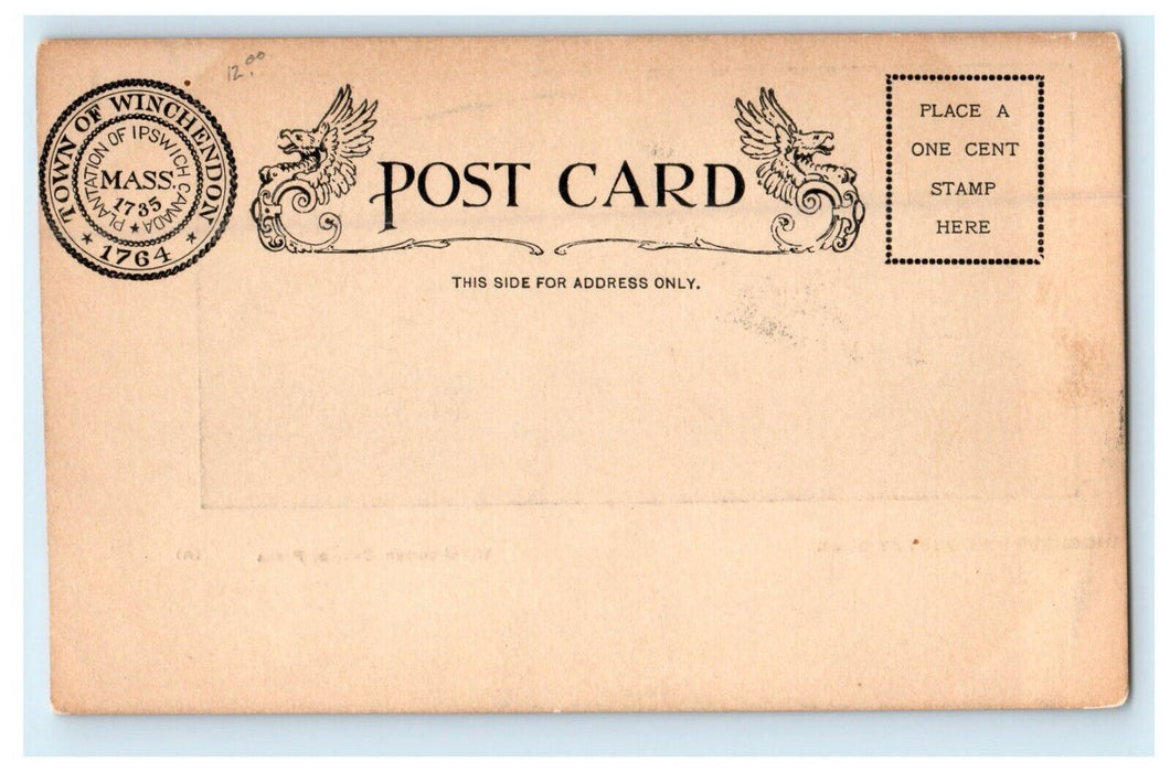 c1905 Country Club Winchendon Massachusetts MA Undivided Back Postcard