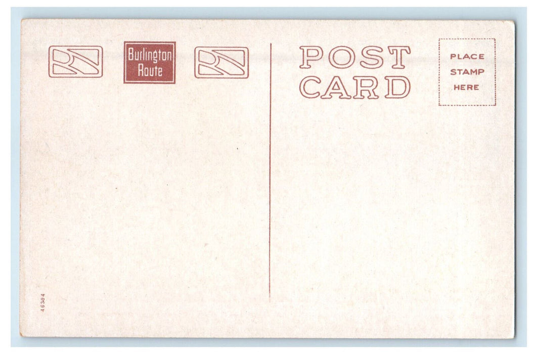 c1930s Red Wing, Lovers Leap, Railroad Scene, Maiden Rock Wisconsin WI Postcard